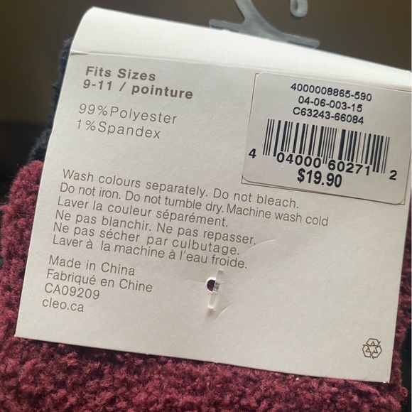 Cleo cozy socks - 4 pairs - different patterns - Picture 2 of 2